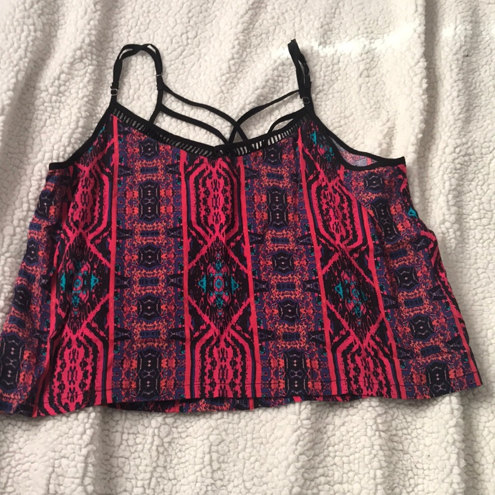Vibrant spaghetti strap top
